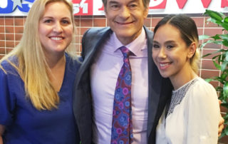 Dr. Nisha Bunke with Dr. Oz