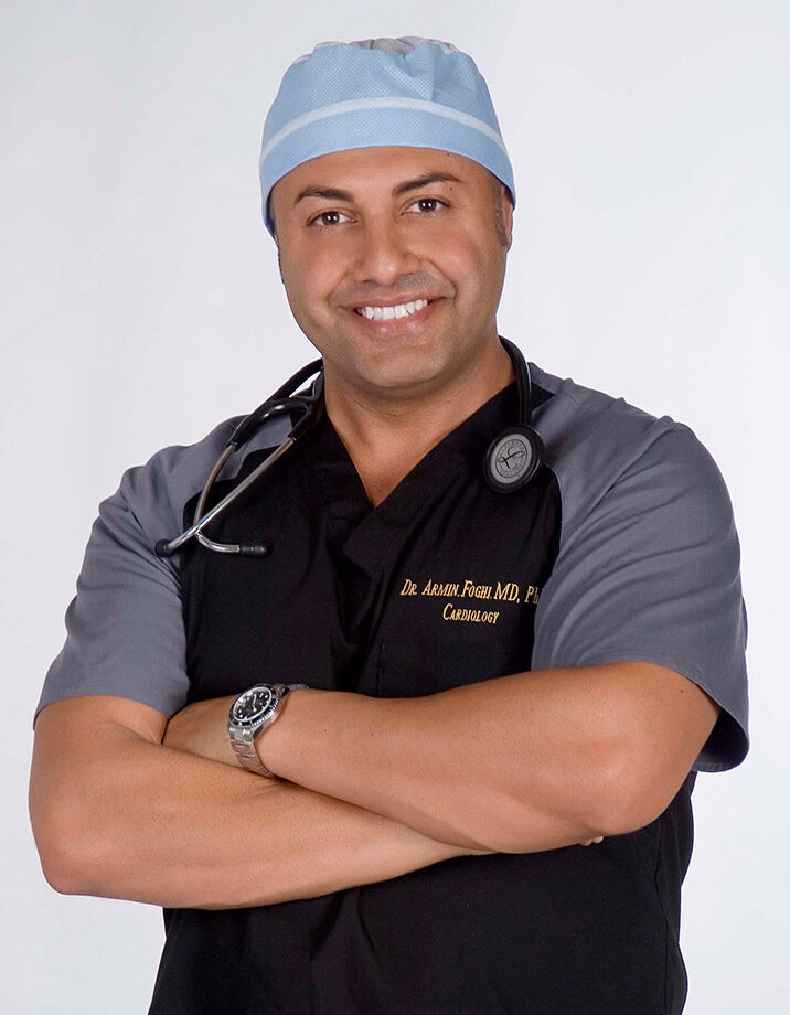 a man wearing a scrubs and a stethoscope