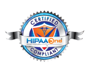 Hippa Compliant 1 HIPAAOneTM Certified Seal 2
