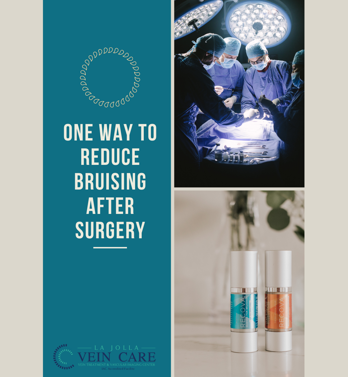 one way to reduce bruising after surgery