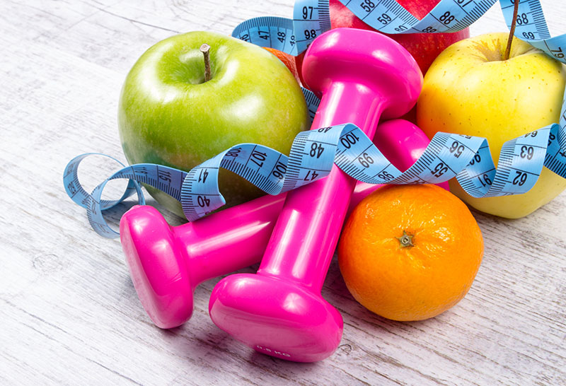 Healthy diet, weight loss – concept of healthy eating.