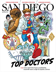 October 2023 Cover San Diego Magazine - Top Doctors Issue