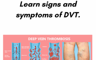 Could I Have a DVT? Learn Signs & Symptoms of Deep Vein Thrombosis